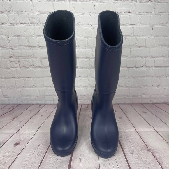 Ugg Shelby Matte Navy Rain Boots Women’s Size 5 (S/N 1098249) - Picture 7 of 11